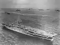 USS Essex (CV-9) at Majuro Atoll on 2 March 1944.jpg
