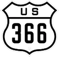 U.S. Route 366 marker