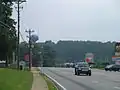 U.S. 78 looking west toward the city center