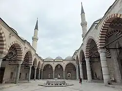 The courtyard