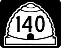 State Route 140 marker