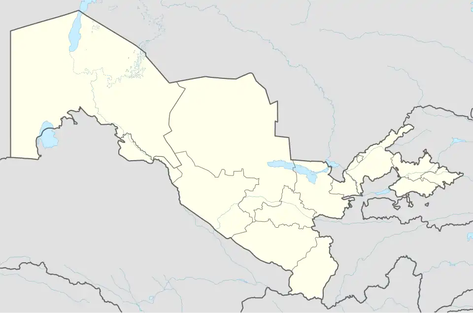 Tamdybulak is located in Uzbekistan