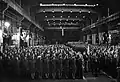 Workers' Militia event inside the factory, 1977