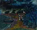 "The shore of Võrtsjärv" by Konrad Mägi. Oil on canvas. 1917