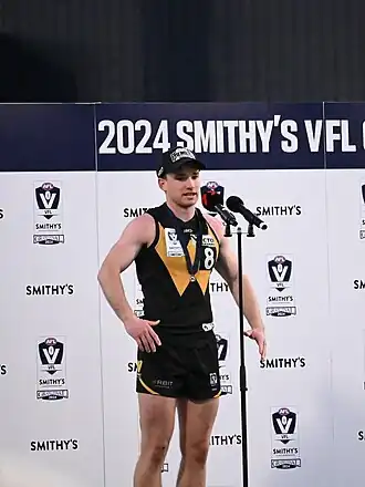 Jack Henderson was awarded the Norm Goss Memorial Medal