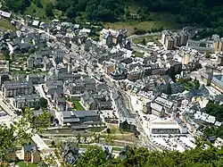 Vielha e Mijaran from the Vielha viewpoint
