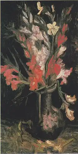 Vase with Red Gladioli, 1886, Musée Jenisch, Vevey, Switzerland (F248b)