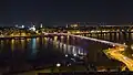 New Varadin Bridge at night, November 2016