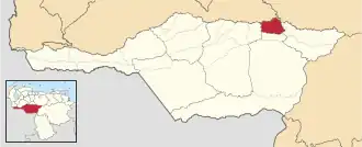 Location in Apure