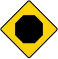 Stop sign ahead