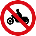 No motorcycles