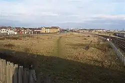 View from Newburn Bridge. This is the site of the old railways sheds in West Hartlepool.