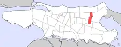 Villa Palmeras on map of Santurce
