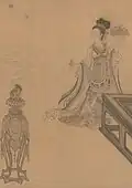 A female figure from Vimalakirti and the Doctrine of Nonduality, Yuan dynasty.