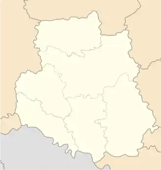 Hnivan is located in Vinnytsia Oblast