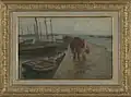 Fishermen on the harbor head in NAVIGO
