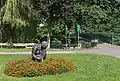 Vreden, sculpture near the Berkel