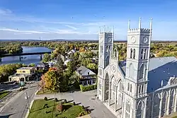 Sainte-Anne River, Sainte-Anne St., Presbytery and parish Church[1]