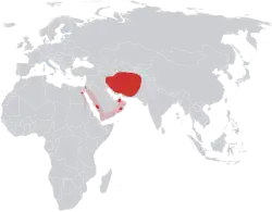 Map of range