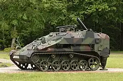 Wiesel 2 lightweight armoured mortar of the advanced mortar system