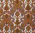 Soffitt of arch, the Alhambra, Spain