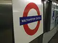 Victoria line station roundel