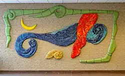 Wall mosaic, Groningen