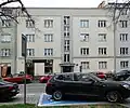 An apartment building at 2 Alliance Square.