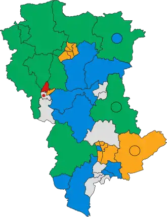 2023 results map