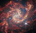 James Webb Space Telescope image of NGC 2283