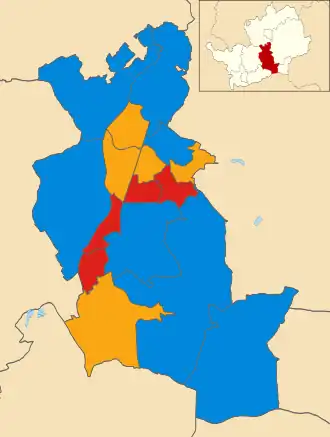 2019 results map