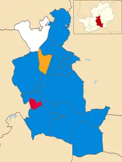 2010 results map