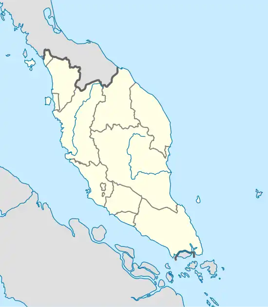 Serting is located in Peninsular Malaysia