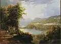 West Point Near Garrisons by Robert Havell, Jr., 1850