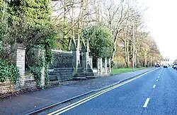 Spring Bank entrance gates, General Cemetery (2012)