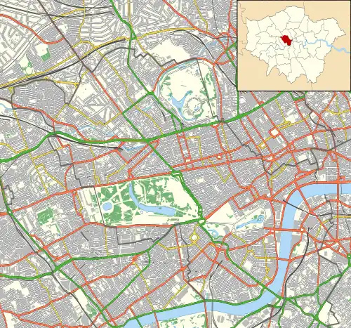 Caxton Hall is located in City of Westminster