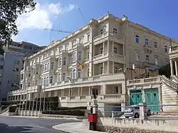 Building hosting the embassy in Valletta