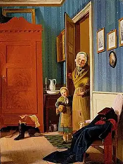 The Visit of the Beggar and her Child, 1829