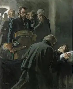 The Death of Wilhelm von Schwerin, Albert Edelfelt, 1900