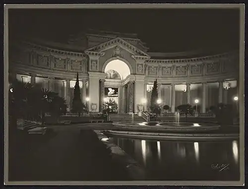 Willard Worden, Court of Palms at Night