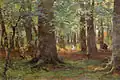 Summer Day in the Forest, a watercolor