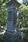 Memorial stone of William McKee Dunn, lawyer, judge and politician