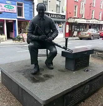 A statue of Clancy in his hometown of Miltown Malbay