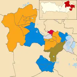 2003 results map