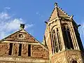 Gable and tower.