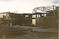 Fire damage in The Auckland Sector of the school