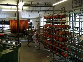 Racks of wool