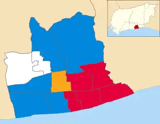 2019 results map