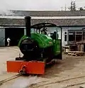 Woto, ex-BICC Belvedere, converted to 2&nbsp;ft (610&nbsp;mm) gauge and preserved at Alan Keef