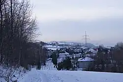 Wrząsowice in winter